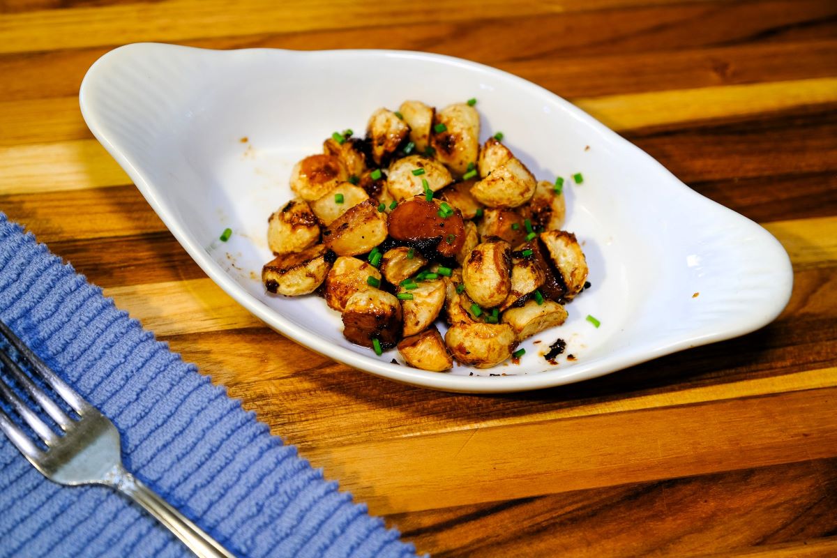 Green Heart Garden | Recipe - Soy Ginger Glazed Hakurei Turnips